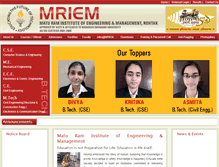 Tablet Screenshot of mriem.org